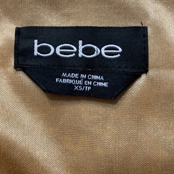 Bebe Geo Print Surplice Wrap Dress - Picture 6 of 6